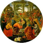 Domenico Ghirlandaio The Adoration of the Magi  aa oil painting